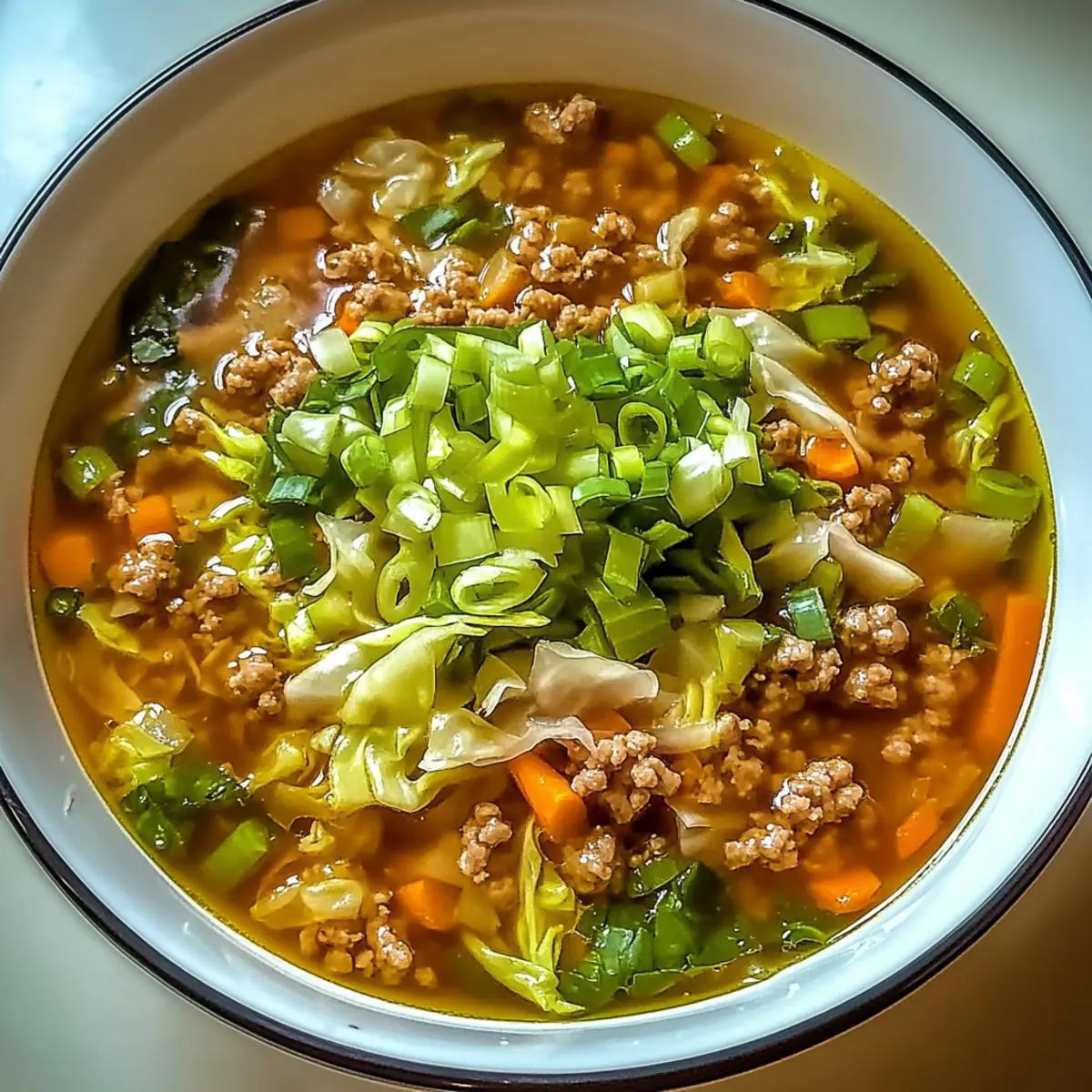 One-Pot Egg Roll Soup: Comforting Low-Carb Deliciousness