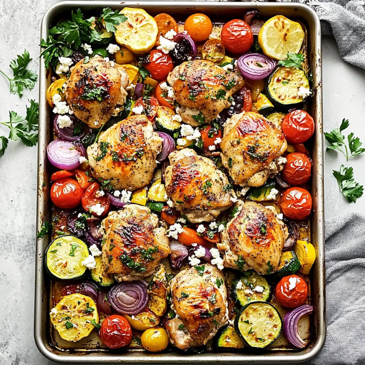 Delicious Greek Sheet Pan Chicken for Quick Weeknight Dinners