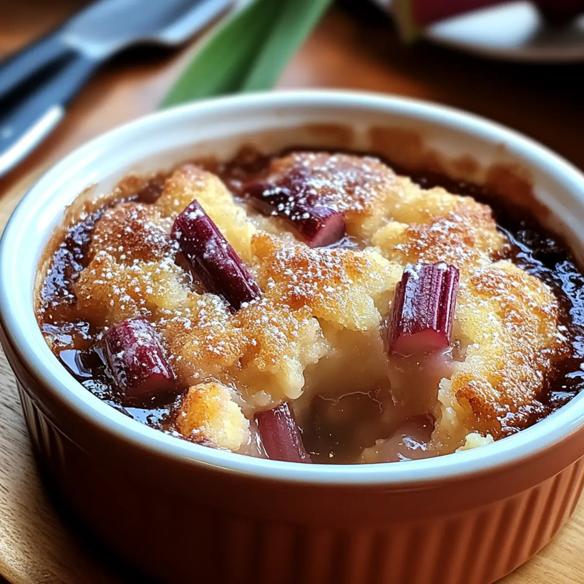 Baked Sticky Rhubarb Pudding: Your Next Cozy Dessert Crush