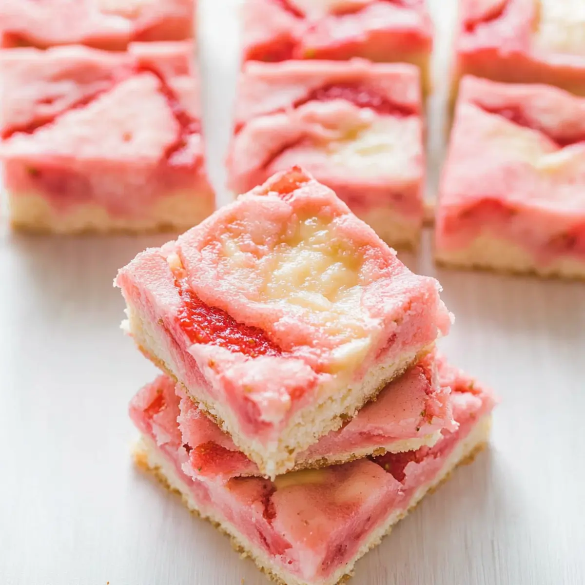 Mother’s Day Strawberry White Chocolate Gooey Bars to Impress