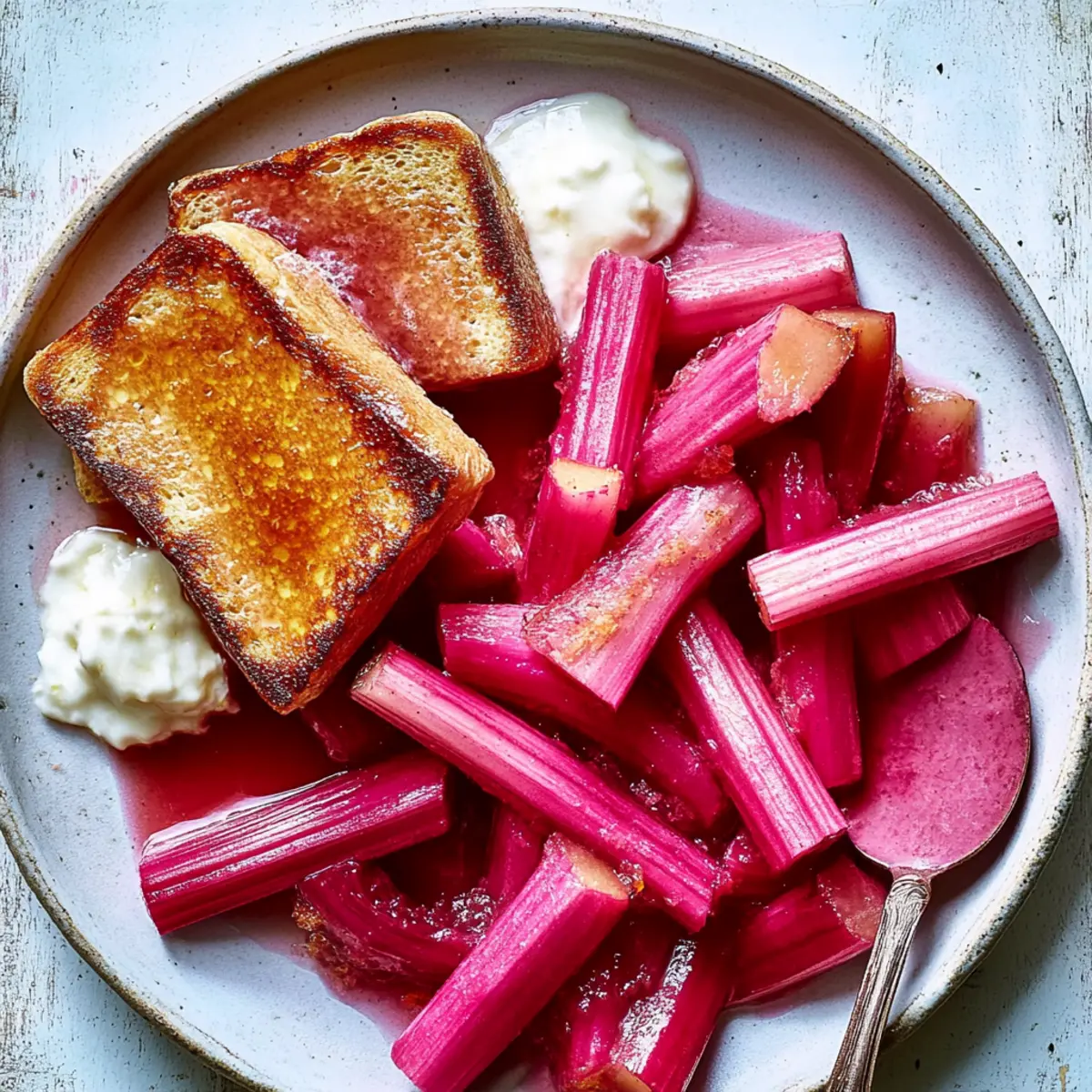 Cardamom and Orange Spiced Rhubarb for Blissful Brunch Delights