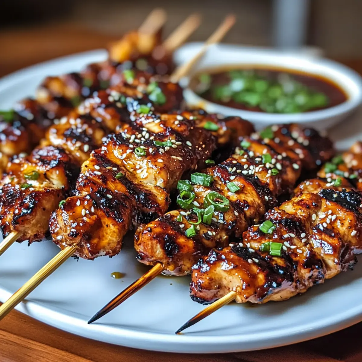 Irresistible Chicken Skewers with Korean BBQ Sauce Recipe