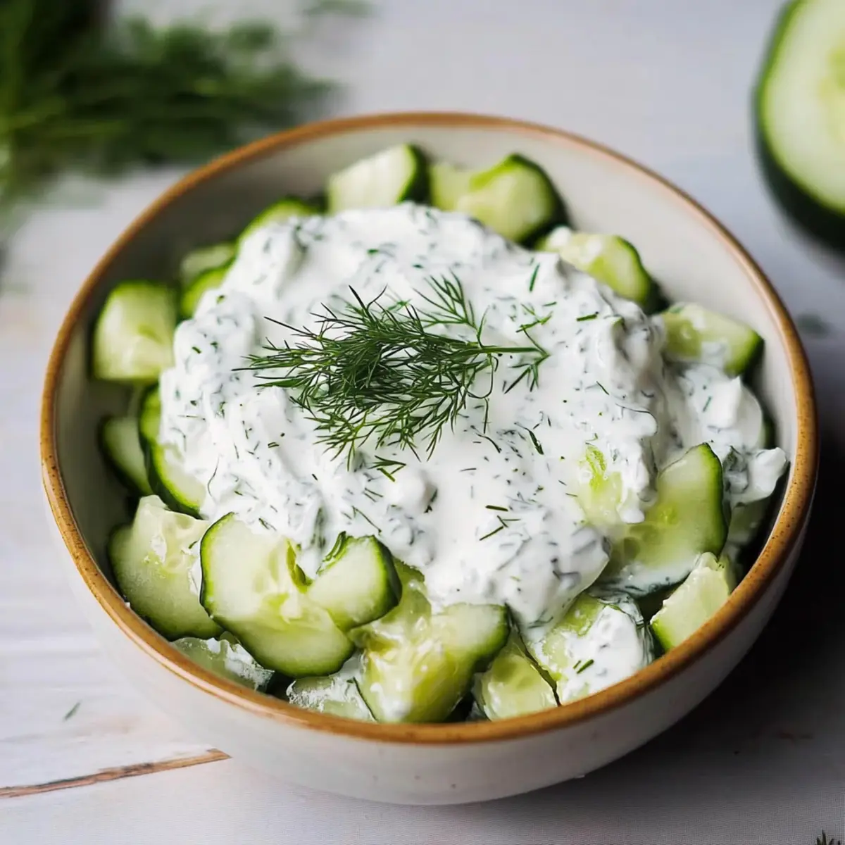 Refreshing Cucumber Yogurt Salad for a Guilt-Free Treat