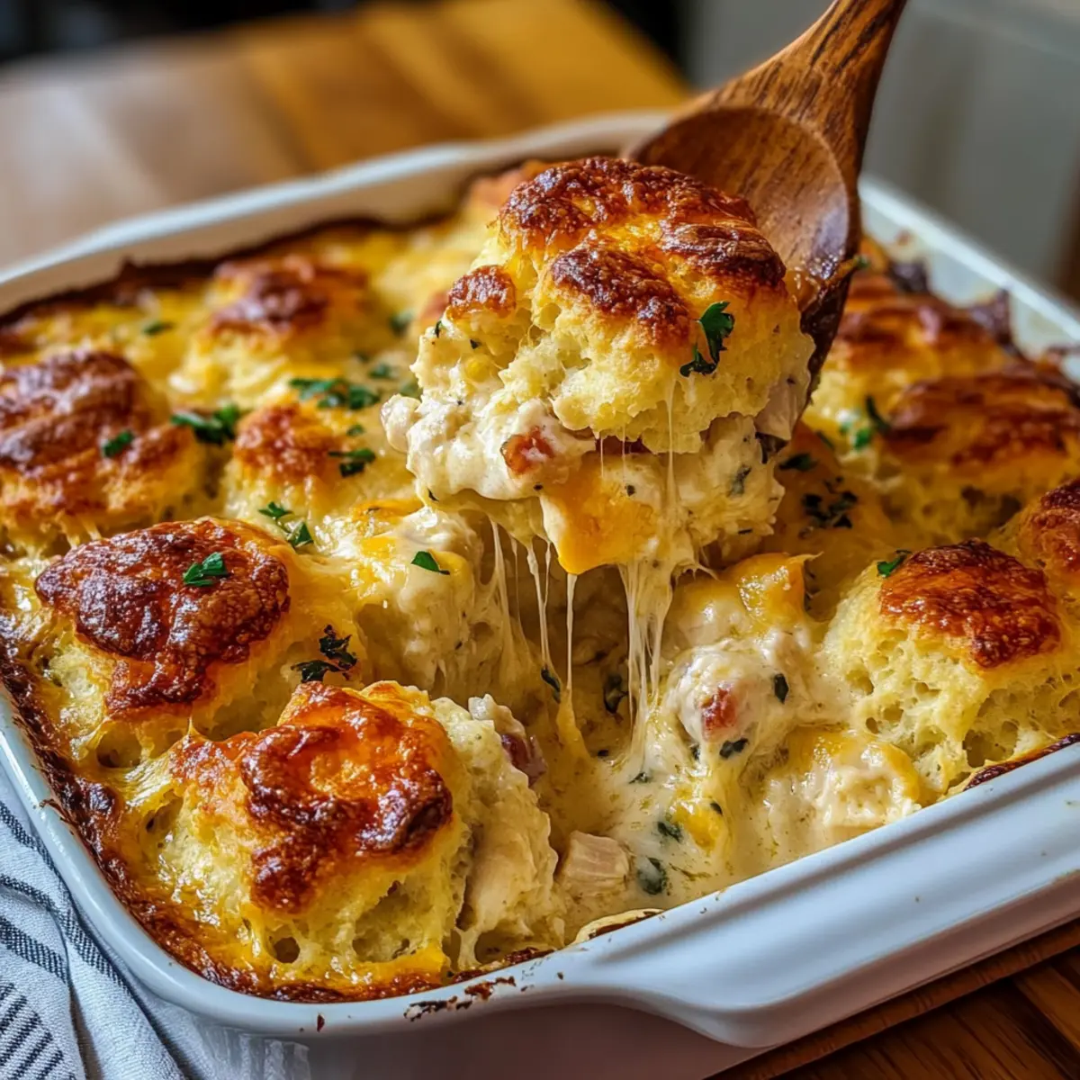Cozy Chicken Bubble Biscuit Bake Casserole for Easy Family Dinners