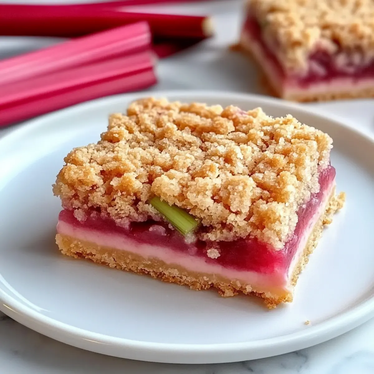 Rhubarb Cream Cheese Bars – Your New Favorite Spring Treat