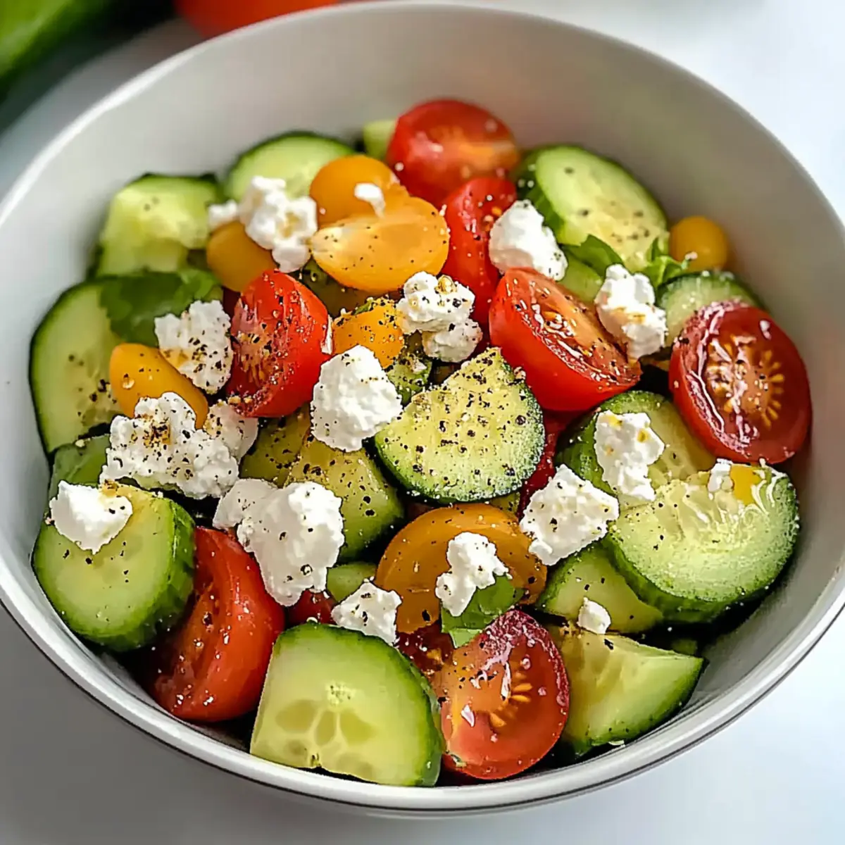 Refreshing Cucumber Goat Cheese Salad for Summer Bliss