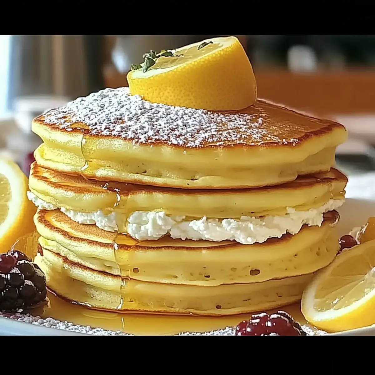 Lemon Ricotta Pancakes: Fluffy Joy for Your Breakfast Table