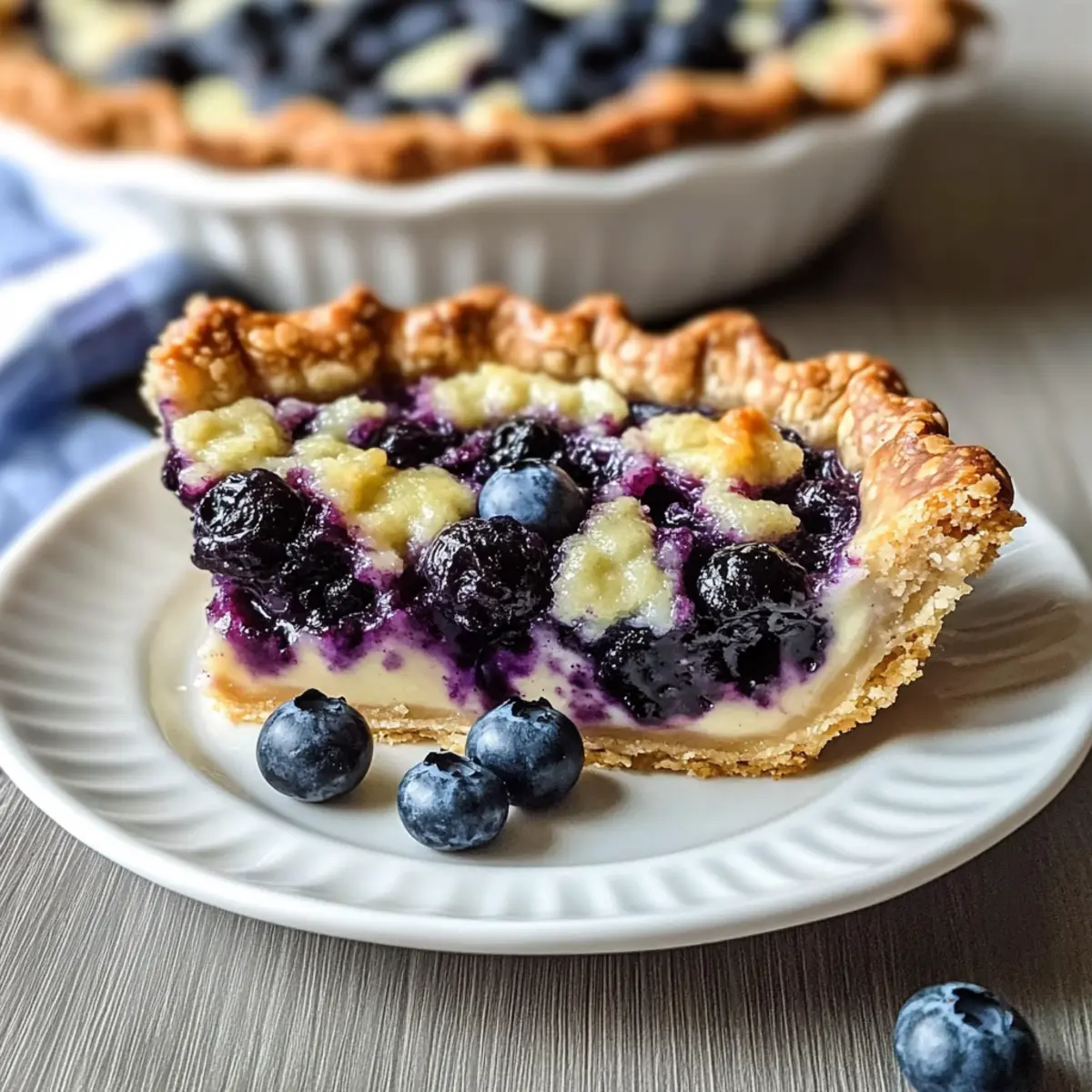 Blueberry Custard Pie That Will Steal Your Heart