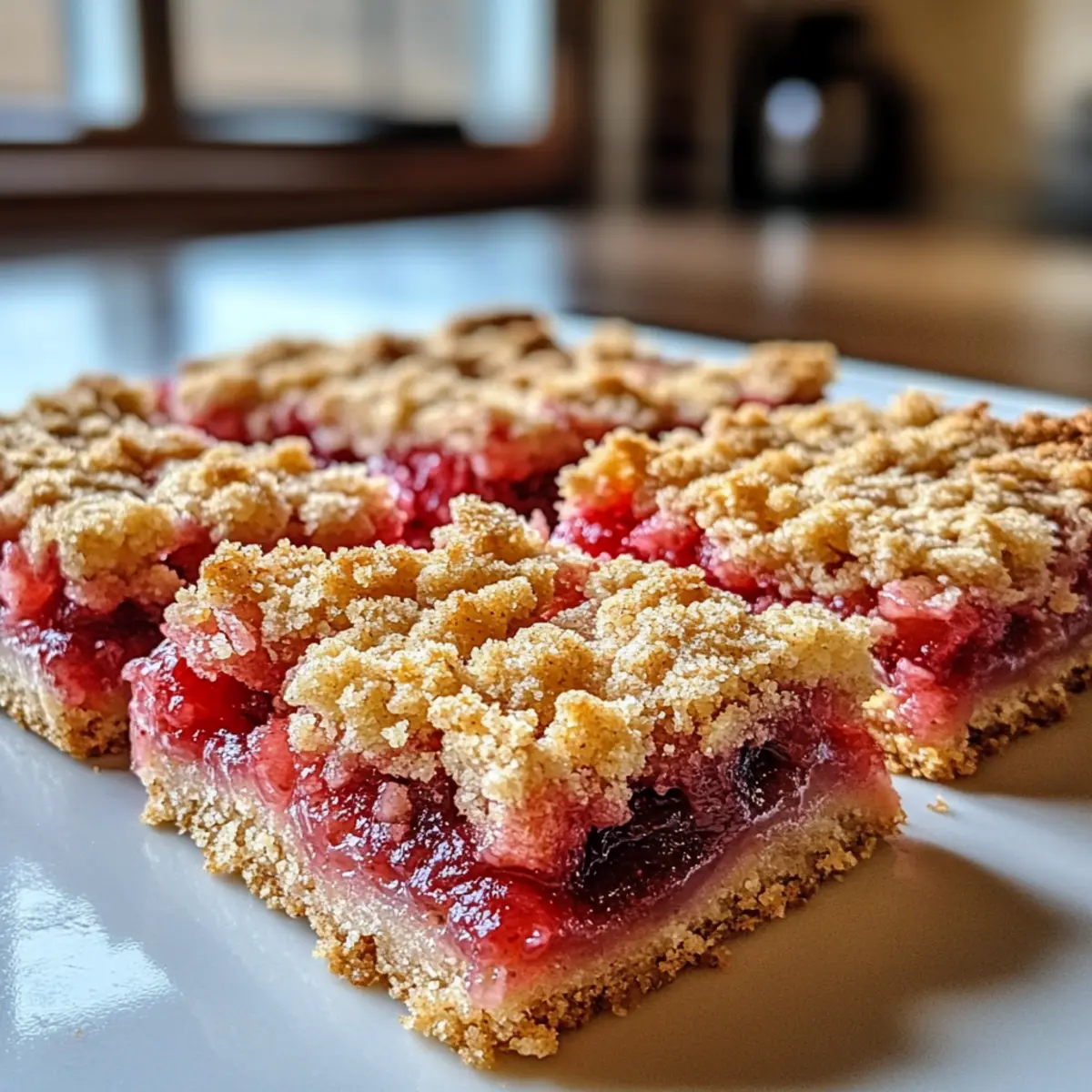 Heavenly Strawberry Rhubarb Crumb Bars Everyone Will Love