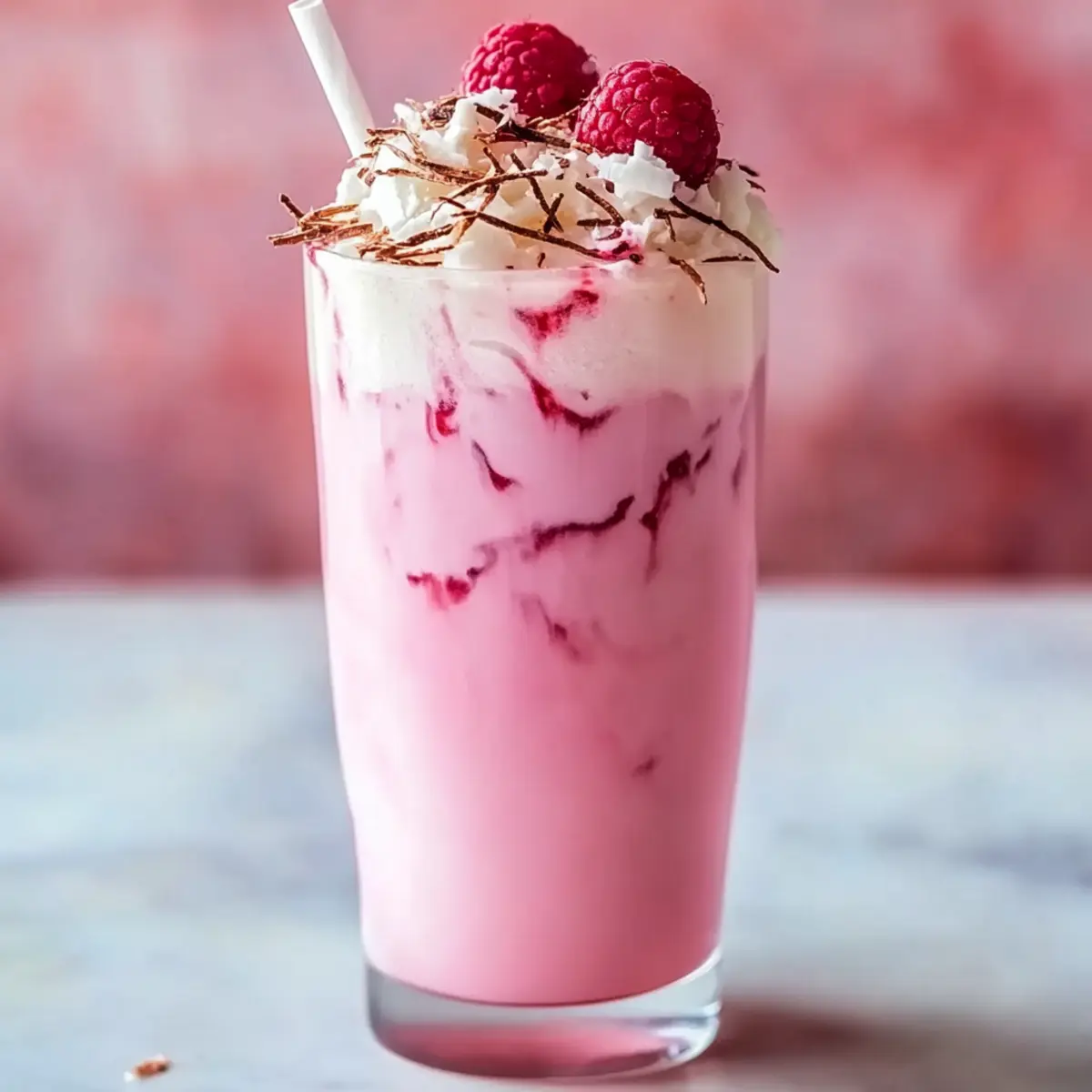 Delicious Pink Coconut Iced Latte to Brighten Your Day