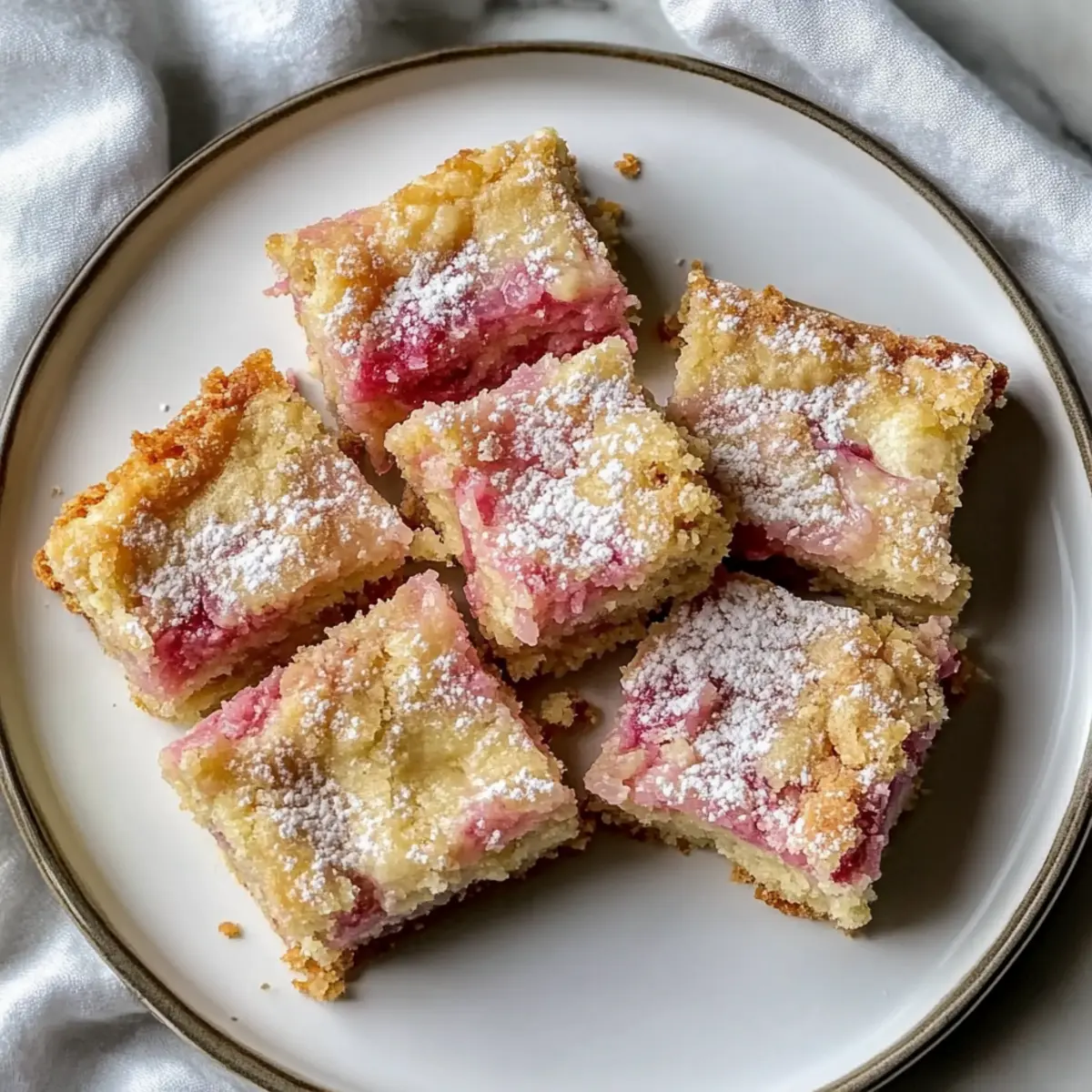 Rhubarb Dream Bars: Sweet-Tart Spring Bliss Awaits You