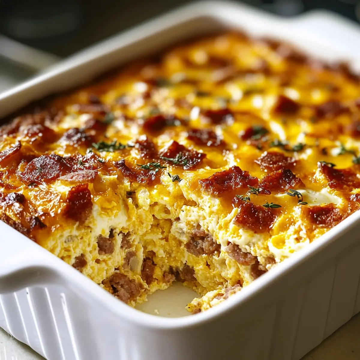 Comforting Amish Breakfast Casserole for Cozy Mornings