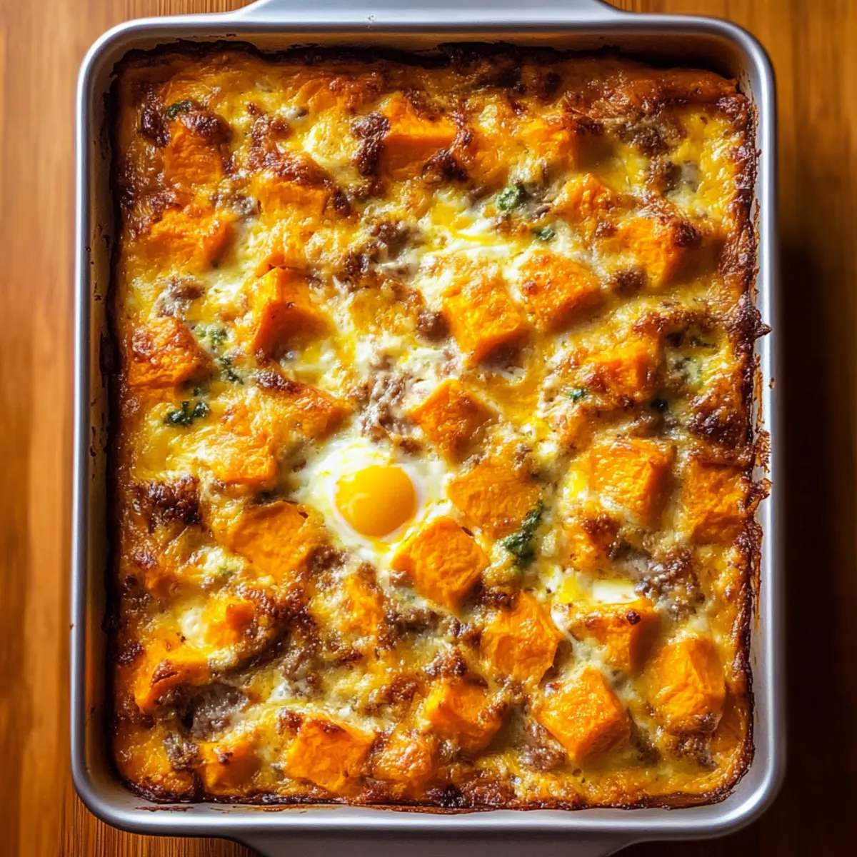 Savory Sweet Potato Egg Casserole for Cozy Mornings