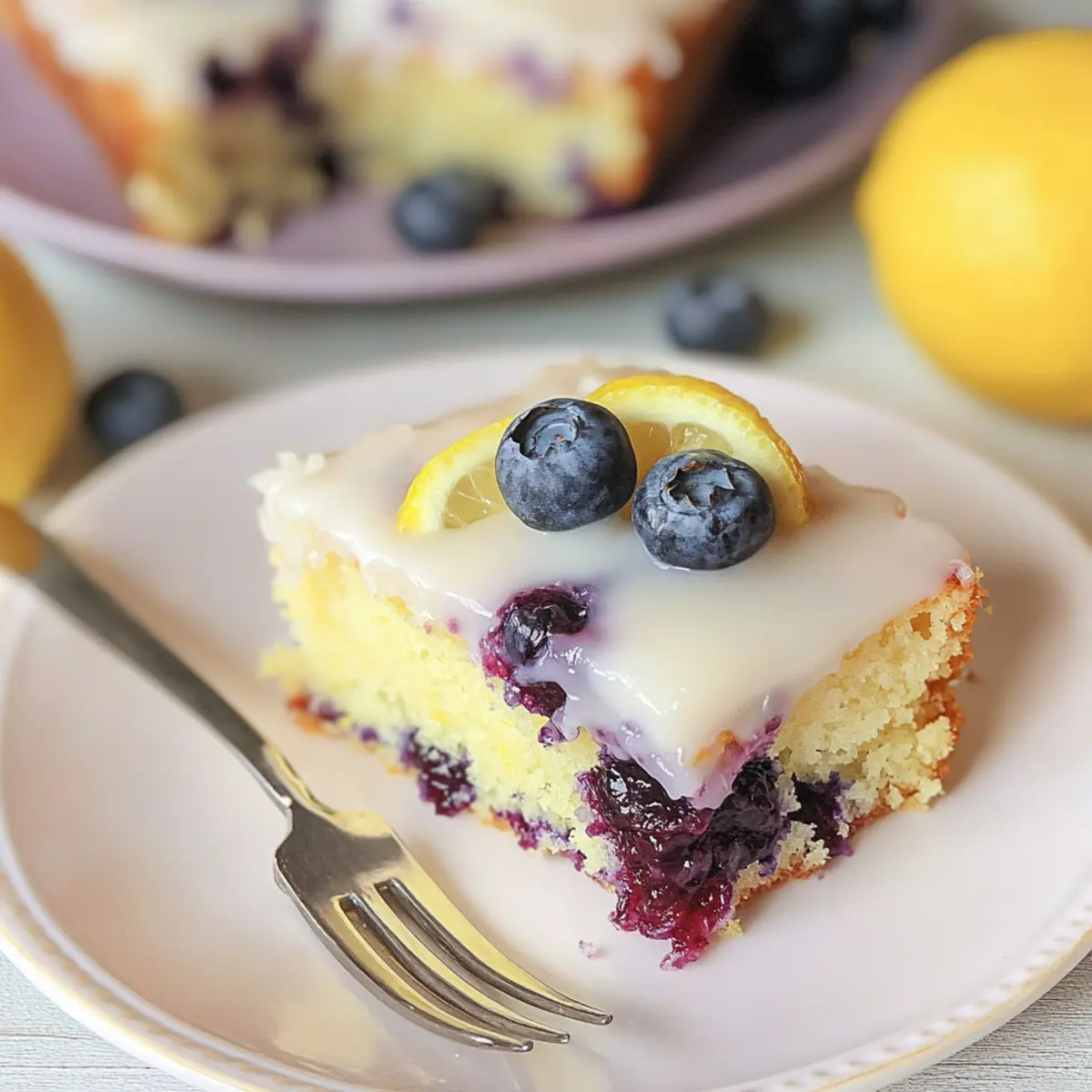 Delicious Mother's Day Lemon Blueberry Sheet Cake Recipe