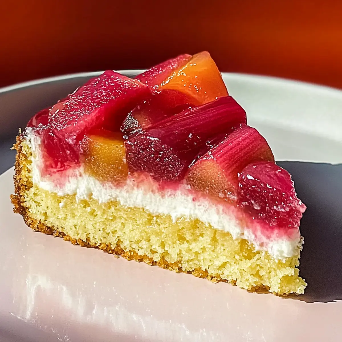 Rhubarb Upside-Down Cake That Will Brighten Your Spring!