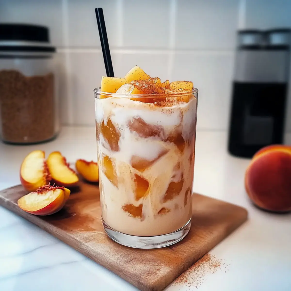 Peach Cobbler Chai Latte: Chill Out with This Summer Treat
