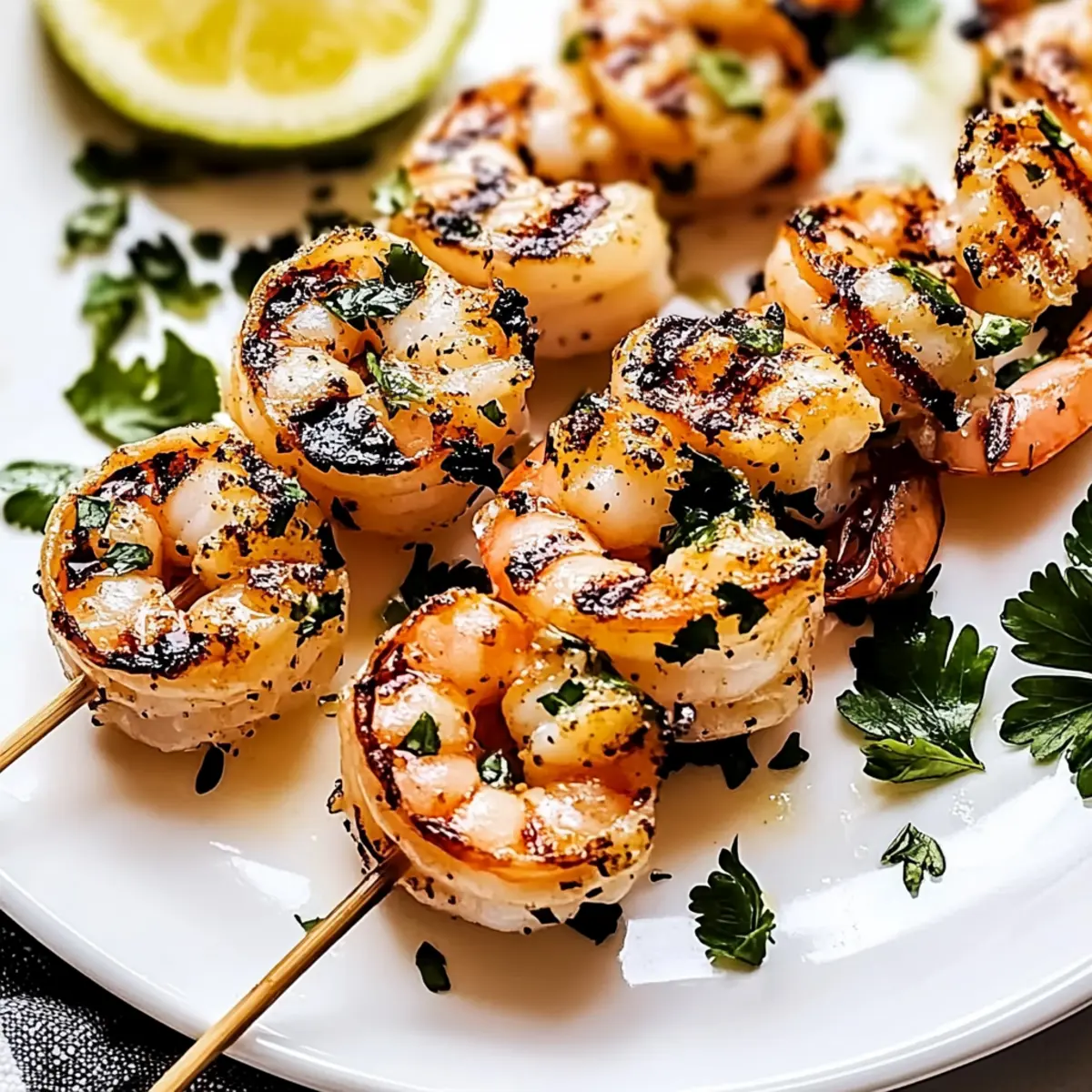 Savory Garlic Grilled Shrimp Skewers for Flavor Lovers
