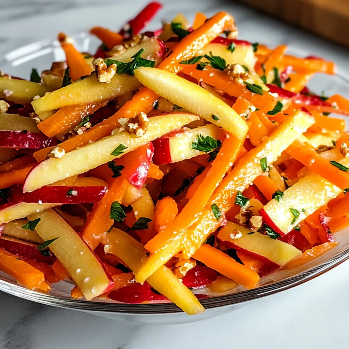Refreshing Carrot Apple Salad for a Crunchy, Healthy Delight