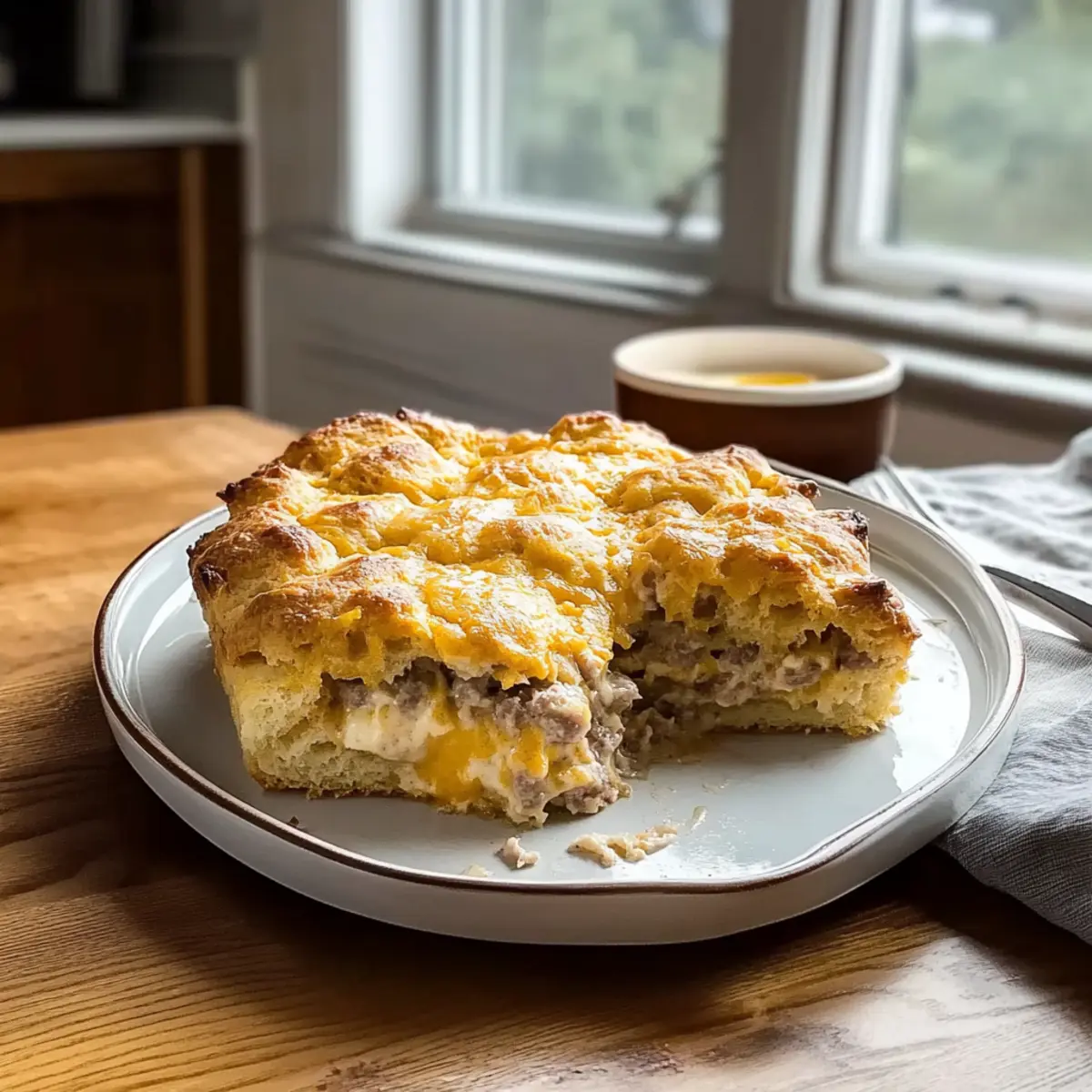 Delicious Biscuits and Gravy Breakfast Casserole to Savor
