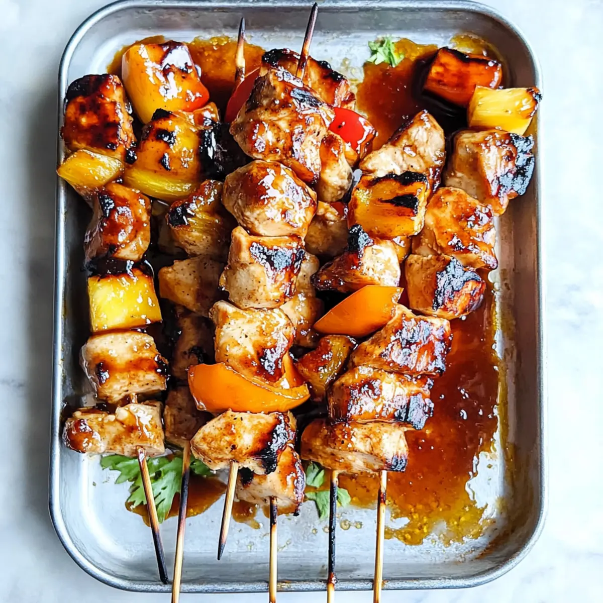 Grill Up BBQ Pineapple Chicken Kabobs for Summer Bliss
