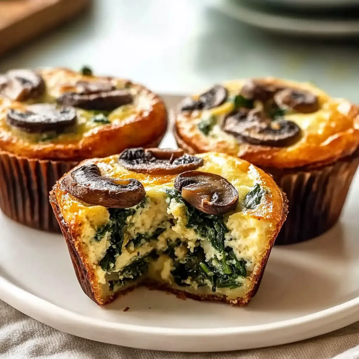 Savory Spinach and Mushroom Quiche Muffins for Busy Mornings