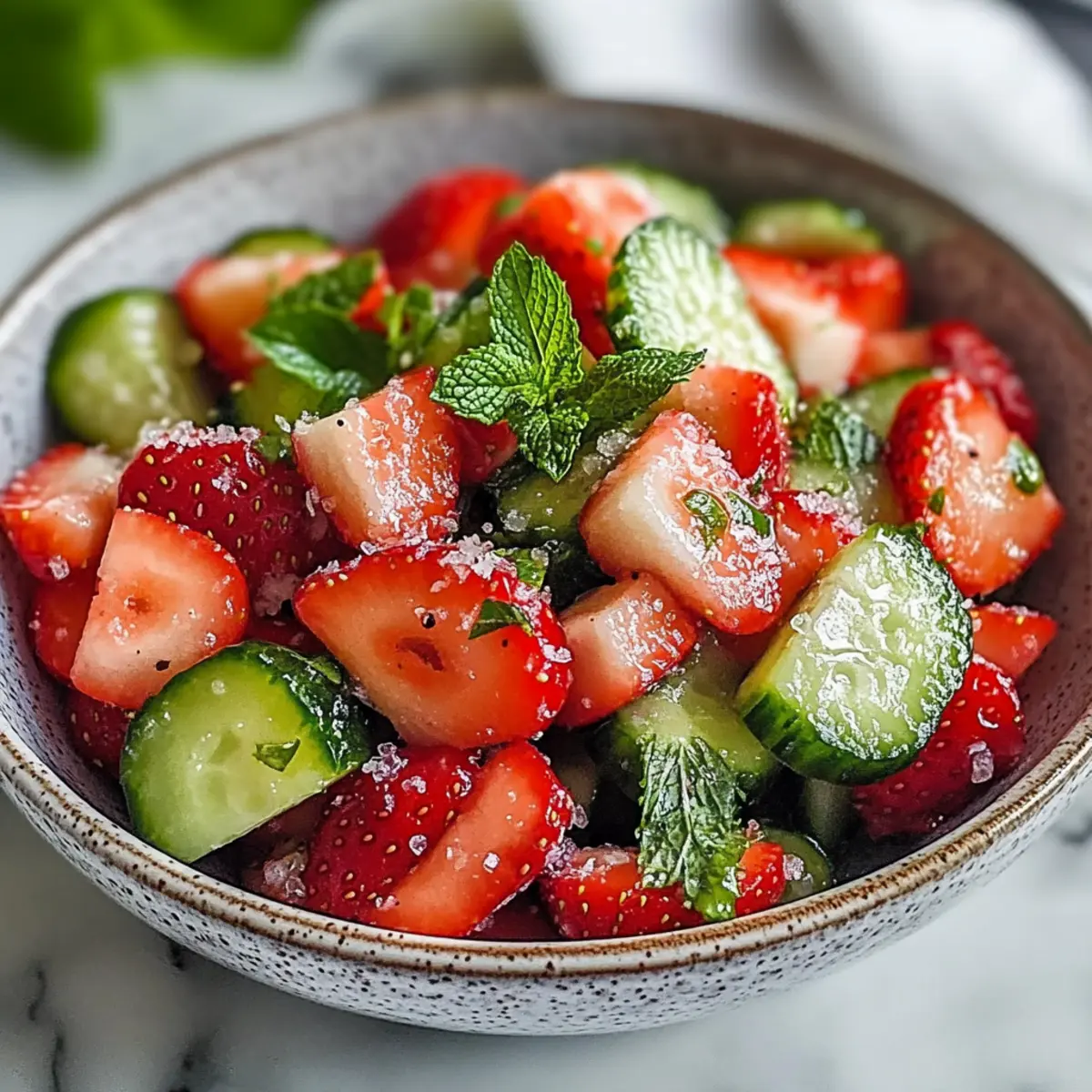 Cucumber Strawberry Salad: A Refreshing Summer Delight