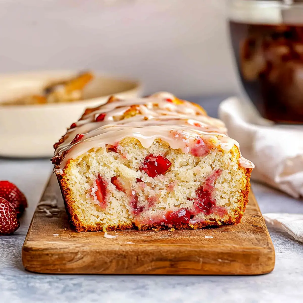 Irresistibly Moist Strawberry Rhubarb Bread Recipe