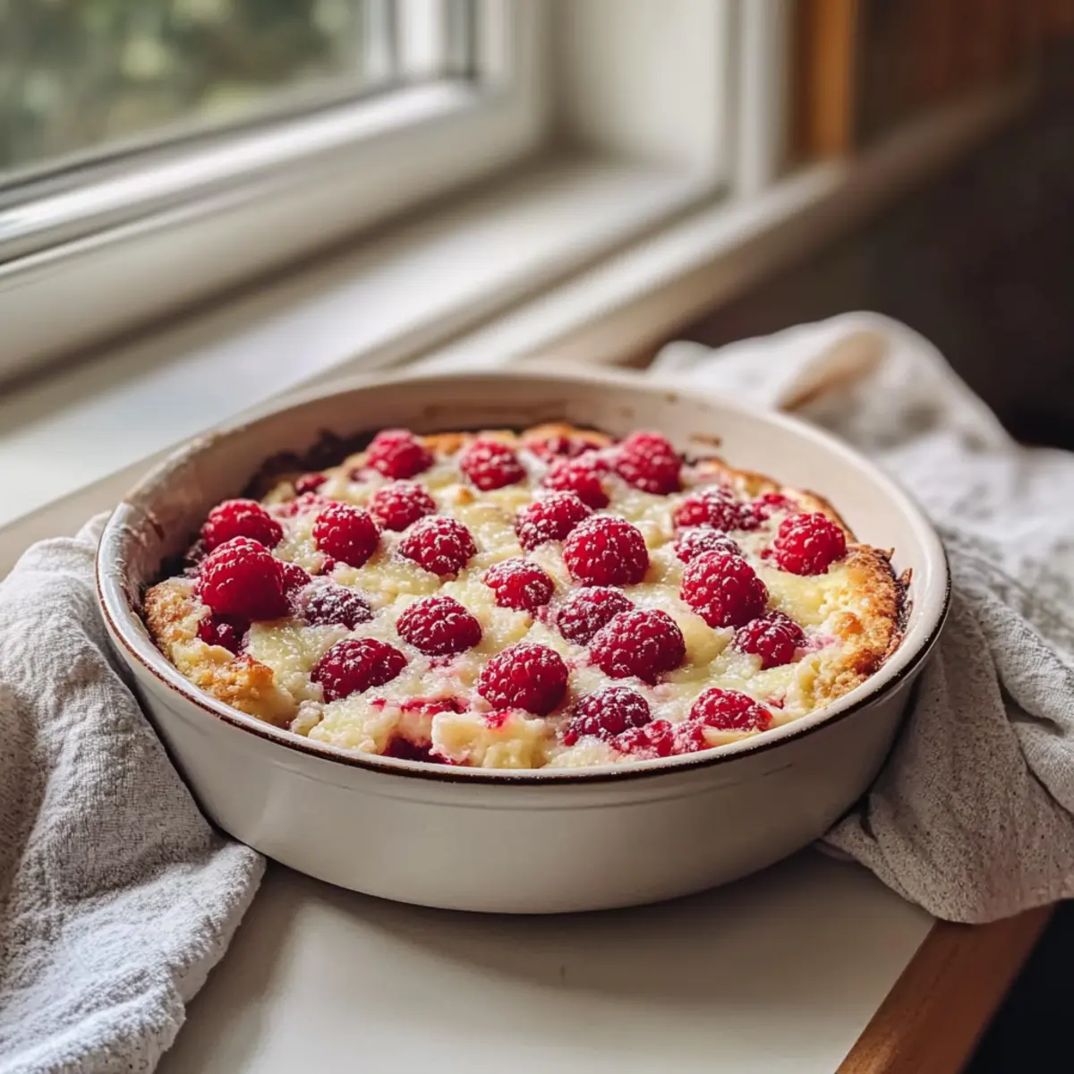 Mother’s Day Raspberry and White Chocolate Bake Delight