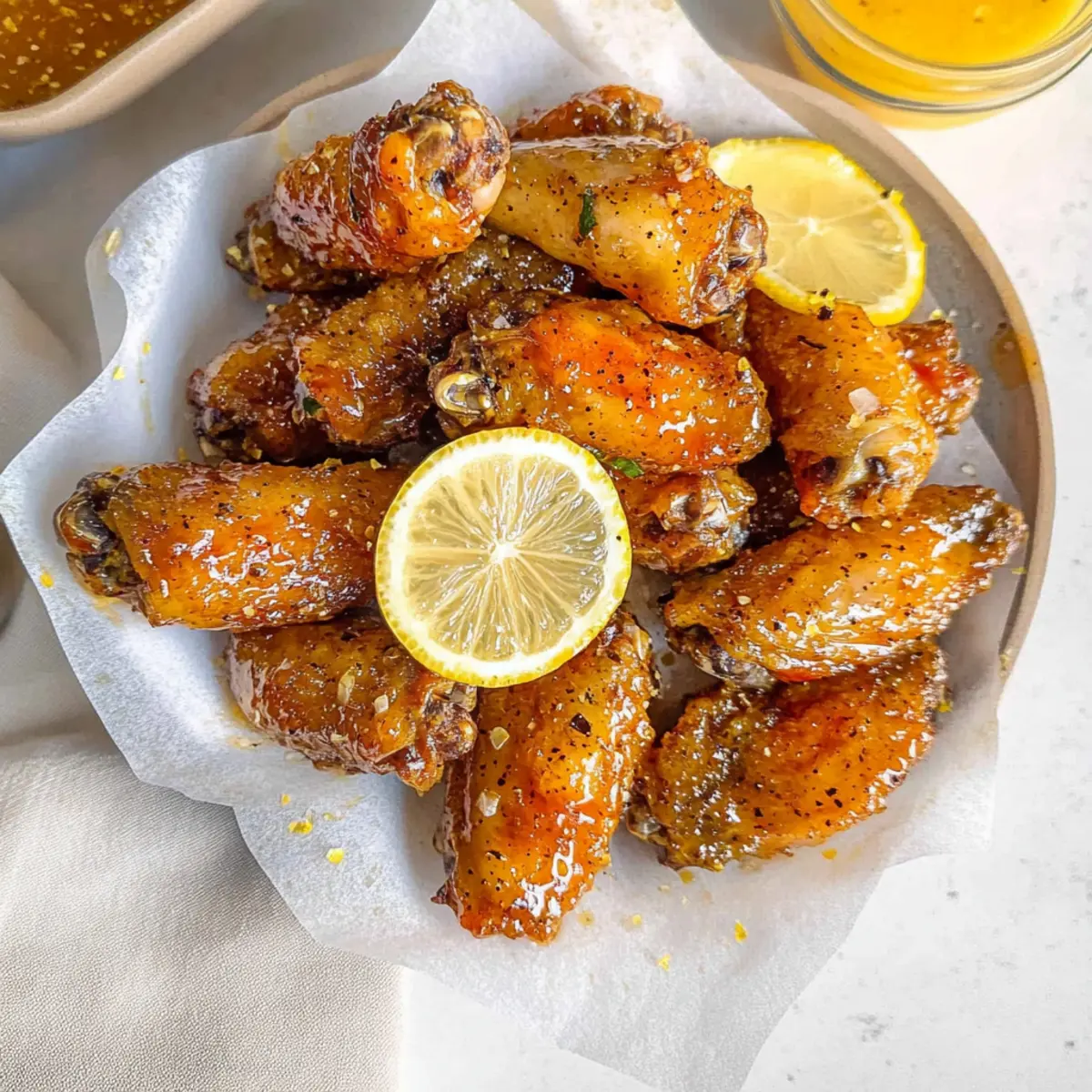 Crispy Honey Lemon Pepper Wings for Game Day Bliss