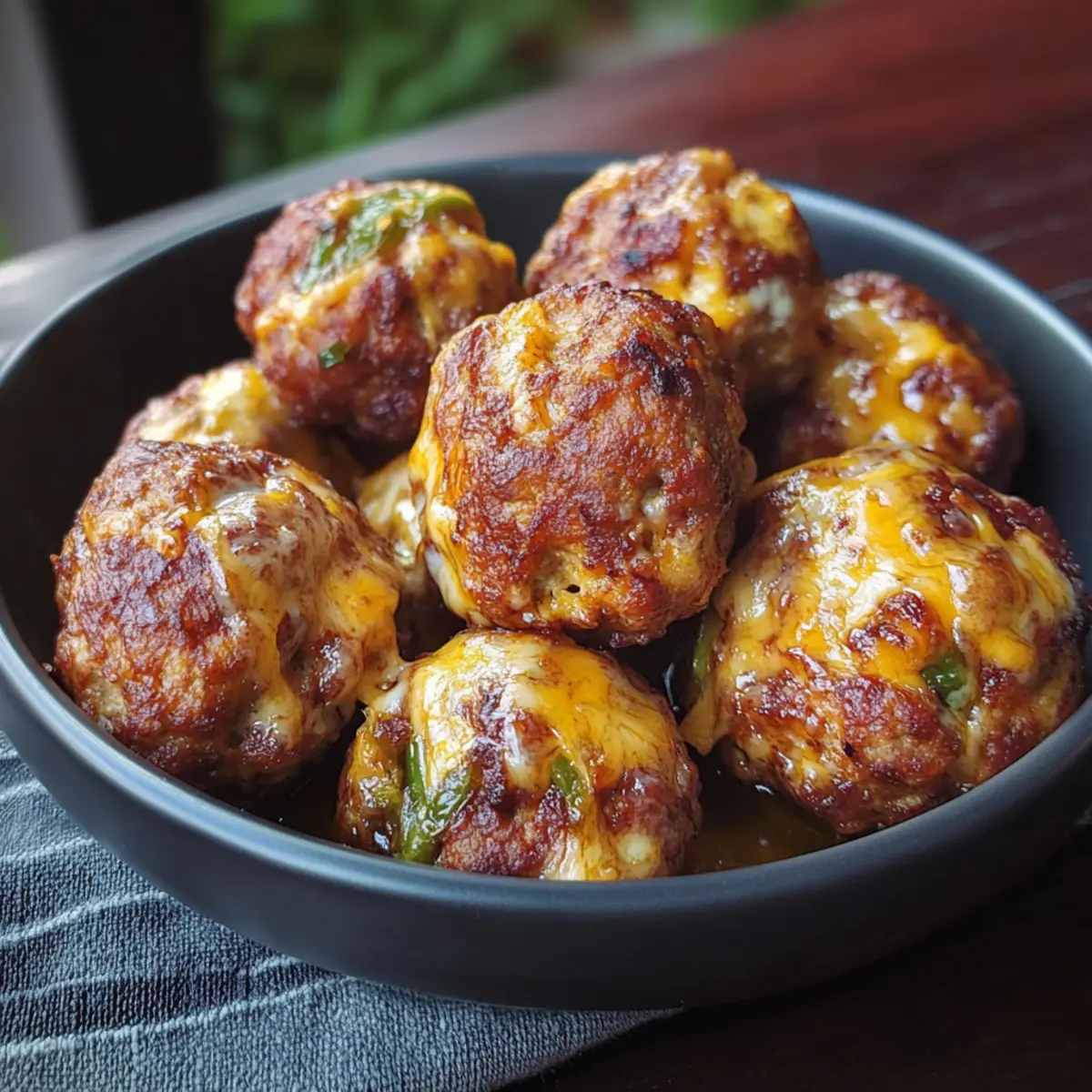 Flavor-Packed Grilled Jalapeño Cheddar Meatballs to Savor