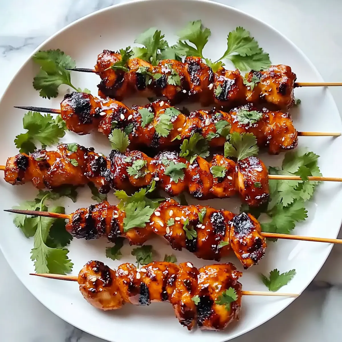 Sweet Chili Chicken Skewers: Juicy Flavor in Every Bite