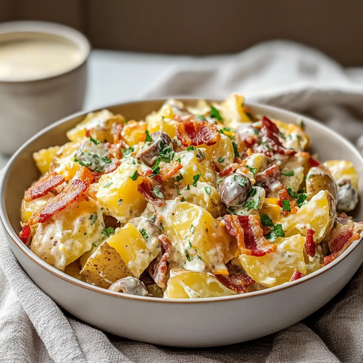 Loaded Baked Potato Salad: A Creamy Twist for Summer Cookouts