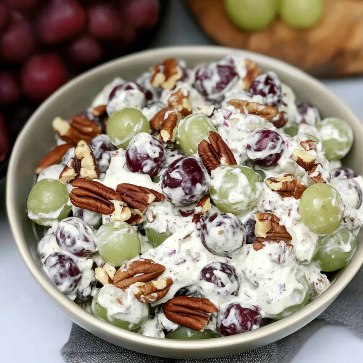 Creamy Grape Salad: A Sweet & Tangy Delight for Any Occasion