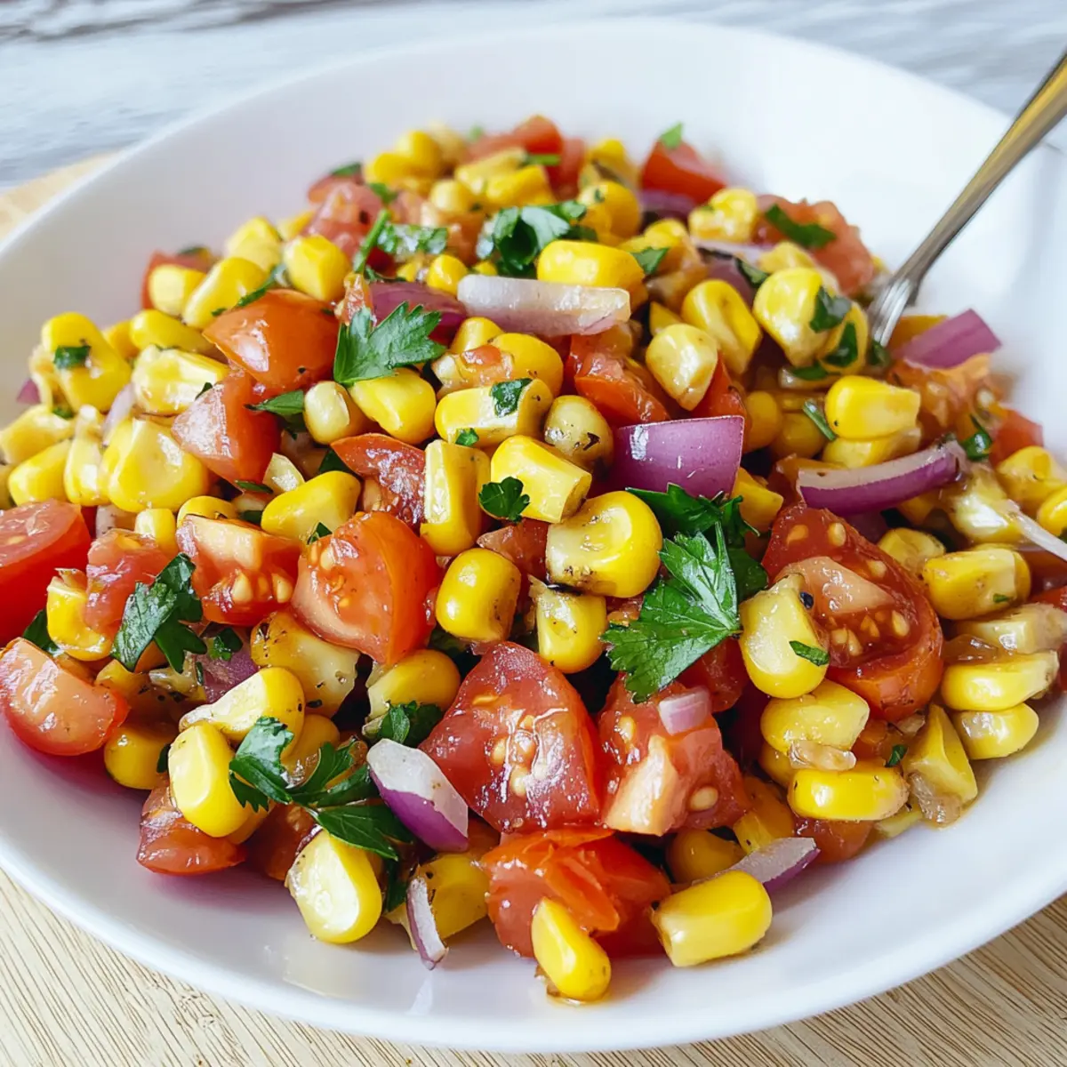 Corn and Tomato Salad That Brightens Up Your Summer Table