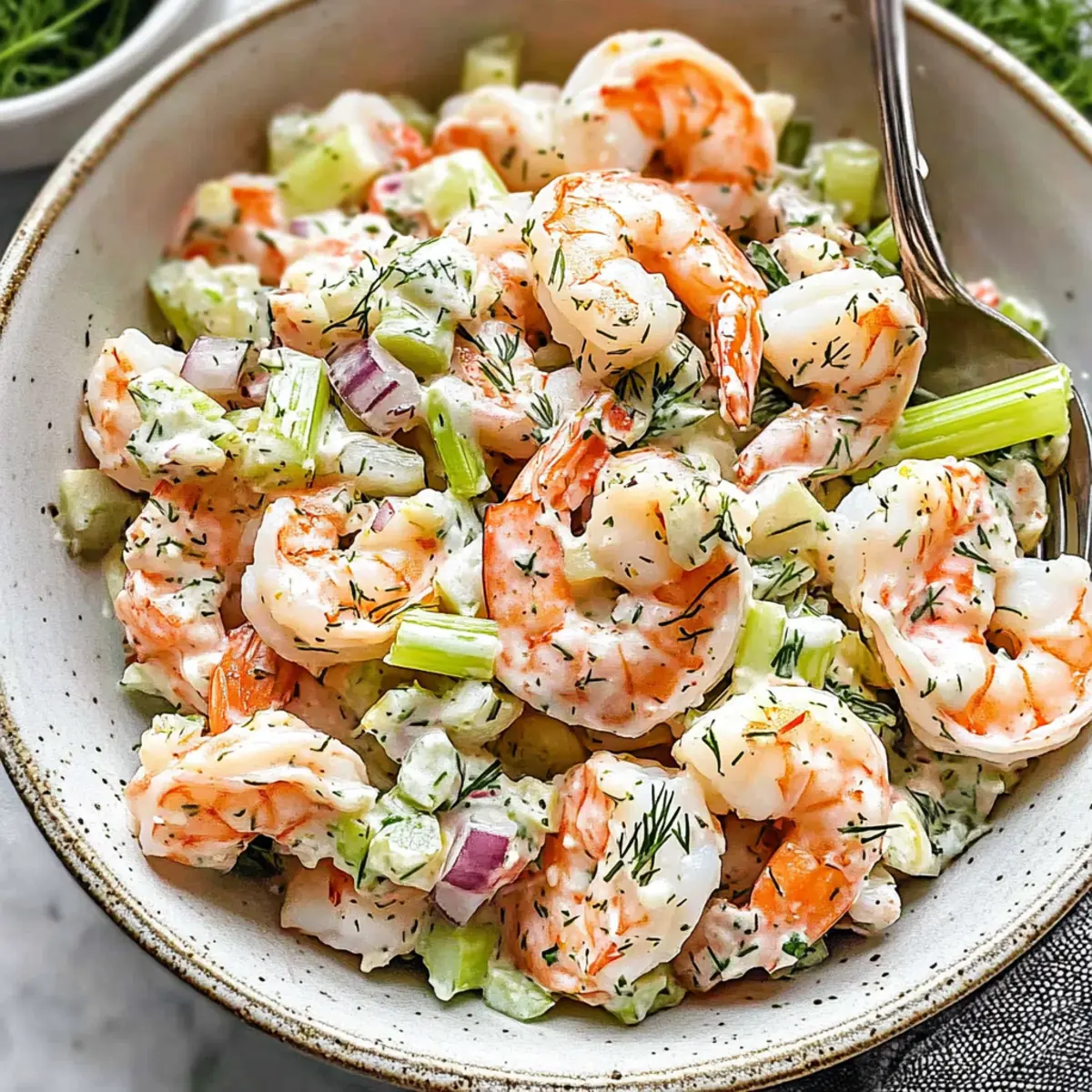 Refreshing Shrimp Salad: Creamy Delight for Summer Days