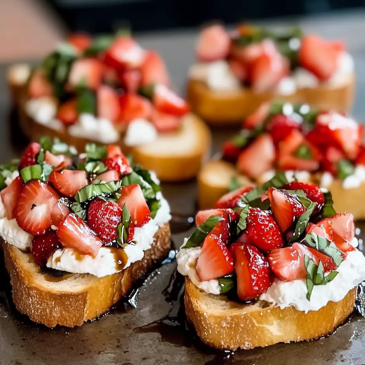 Strawberry Ricotta Bruschetta Picnic Idea for Fresh Flavor Fun