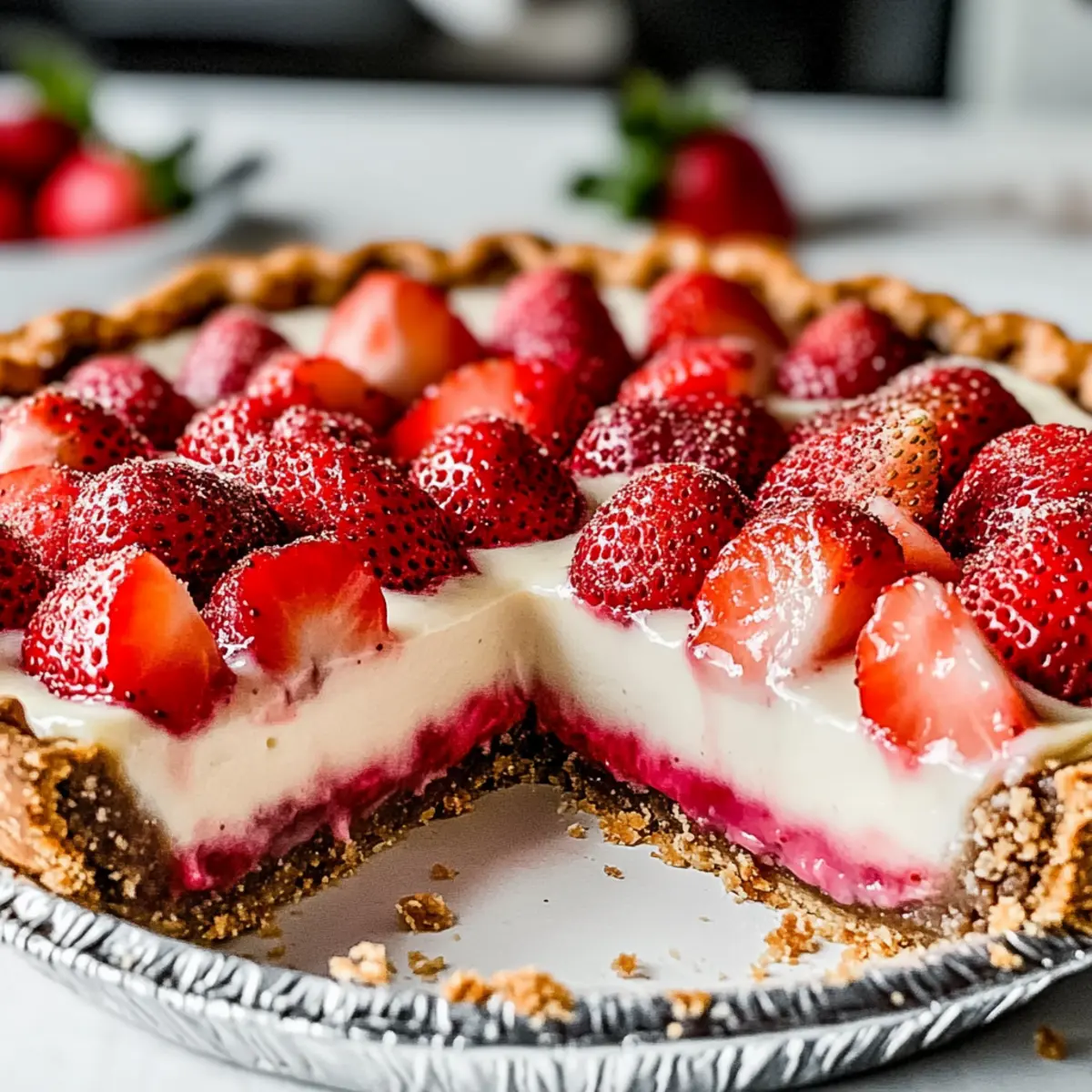 Mothers Day Strawberry Pretzel Pie: A Sweet Surprise for Mom