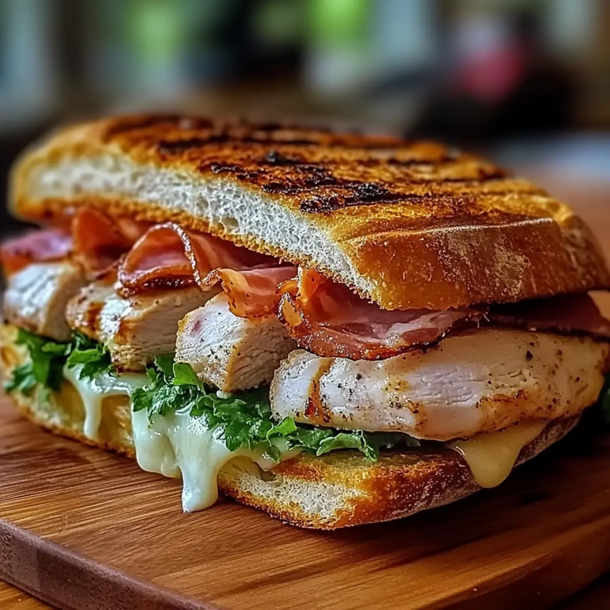 Grilled Chicken Cordon Bleu Sandwich: Quick, Cheesy Comfort