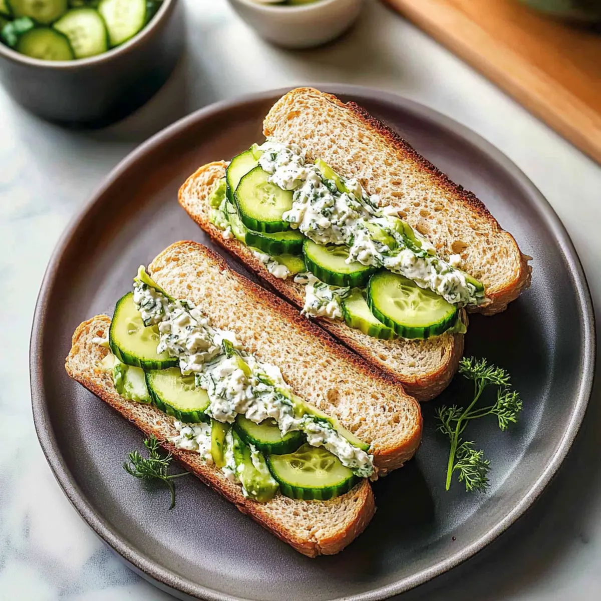 Cucumber Salad Sandwiches: Refreshing Lunch in Minutes