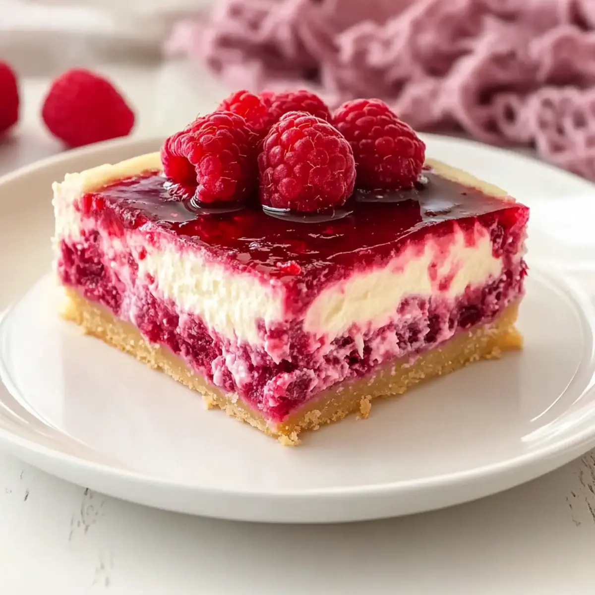 Delight Mom with Easy Mothers Day Raspberry Cheesecake