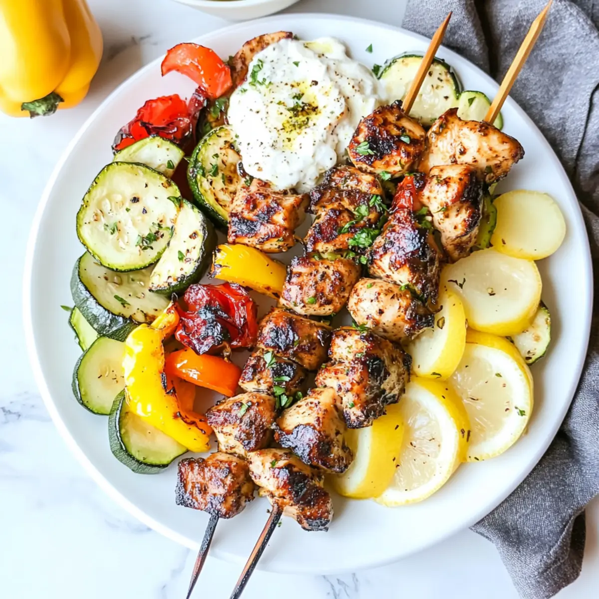 Savor Juicy Greek Chicken Kabobs for Your Next BBQ