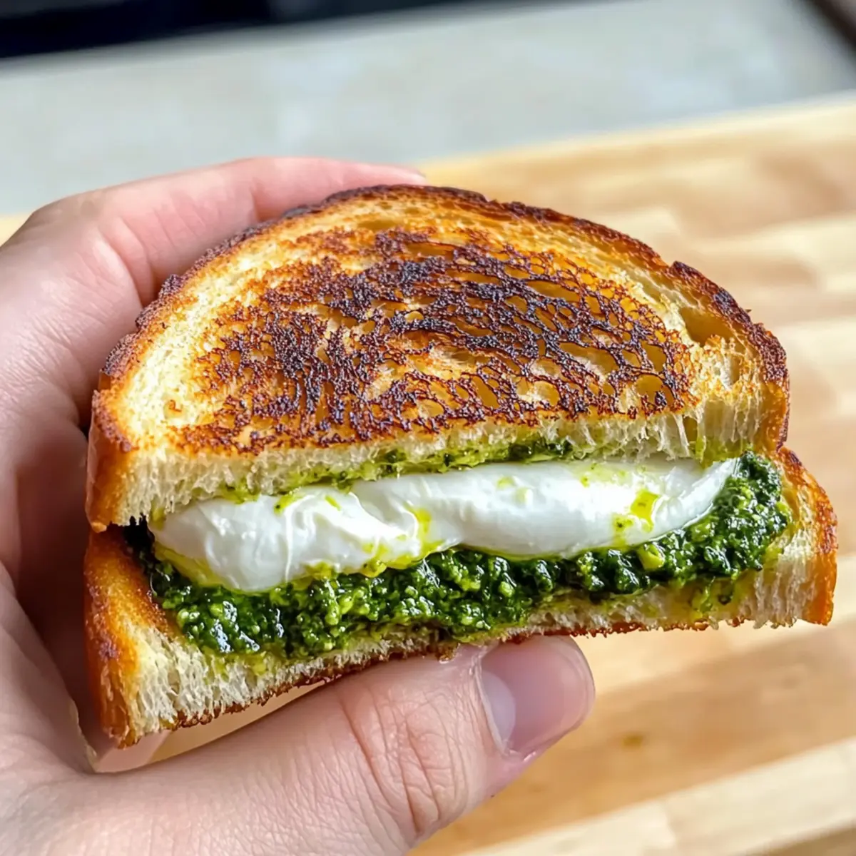 Creamy Burrata Grilled Cheese Sandwich for Ultimate Comfort