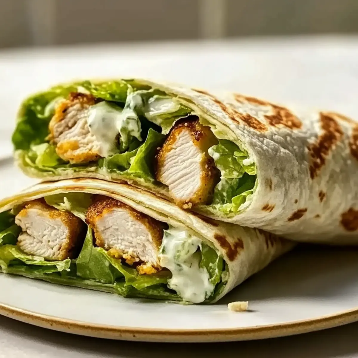 Savory Picnic Idea Chicken Caesar Wraps for Busy Days