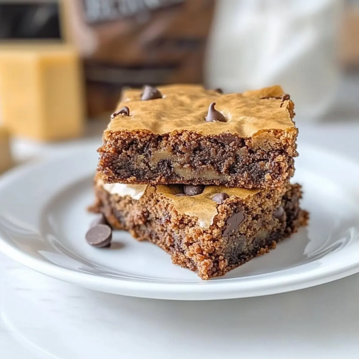 Butterscotch Chocolate Chip Brownies: Decadent Bliss Awaits