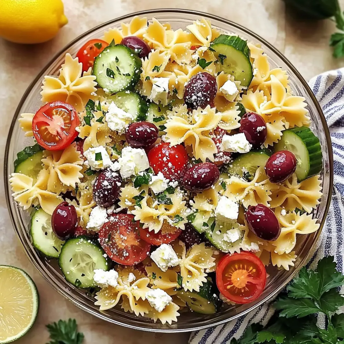 Delicious Mediterranean Pasta Salad for Your Summer Gatherings