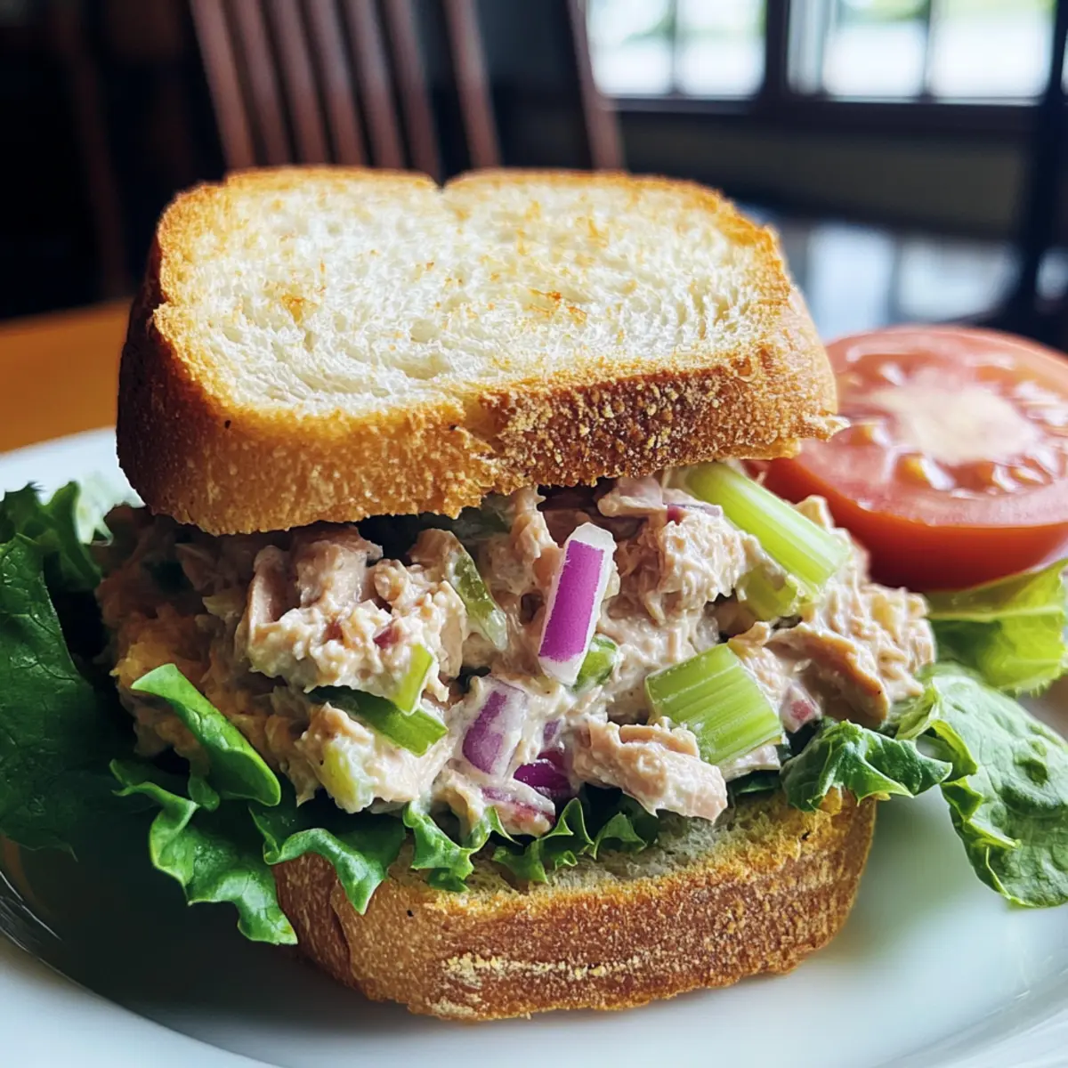 Tuna Fish Sandwich: Quick Comfort with a Creamy Twist