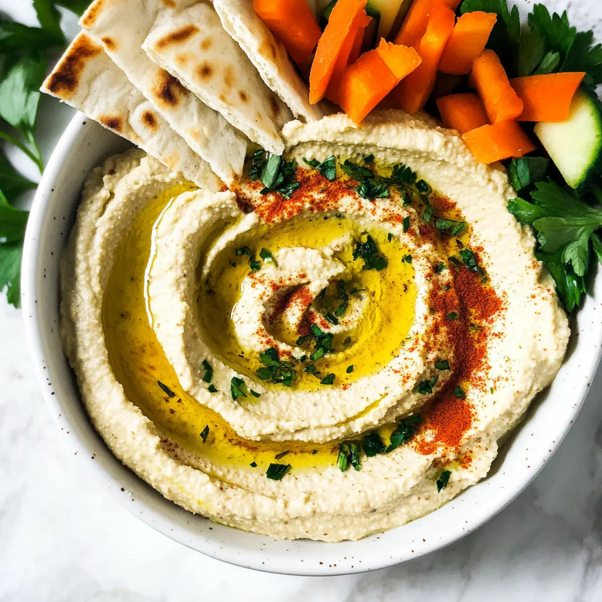 Quick and Easy Mediterranean Hummus for Flavorful Snacking