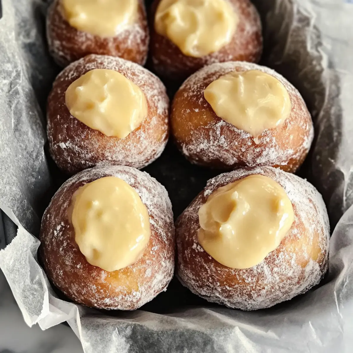 Bavarian Cream Donut Bliss – Homemade Sweet Perfection