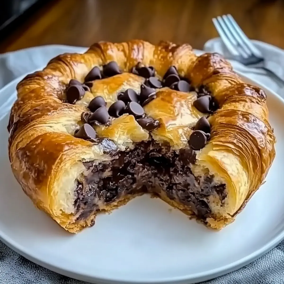 Irresistible Chocolate Croissant Breakfast Bake Recipe