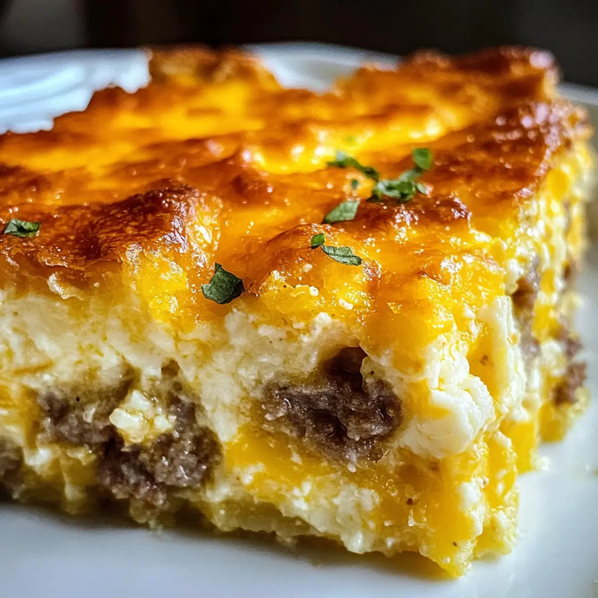 Breakfast Sausage and Cheese Casserole for Busy Mornings